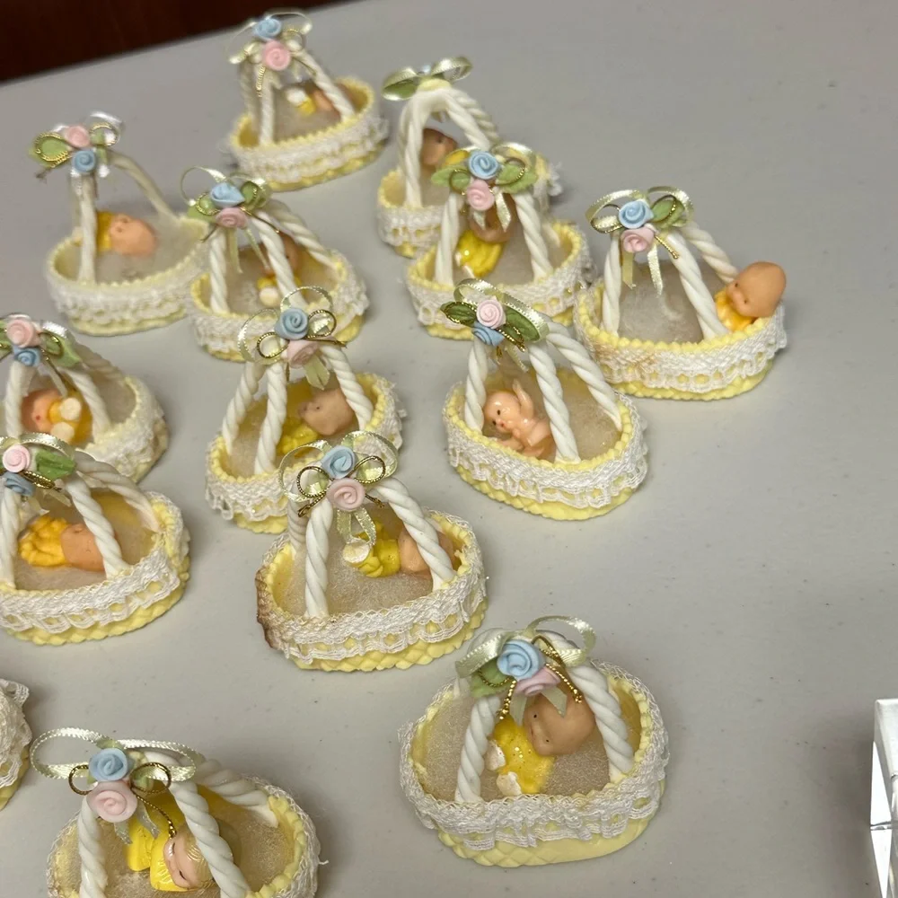 Handmade Baby shower presents or baptism souvenirs